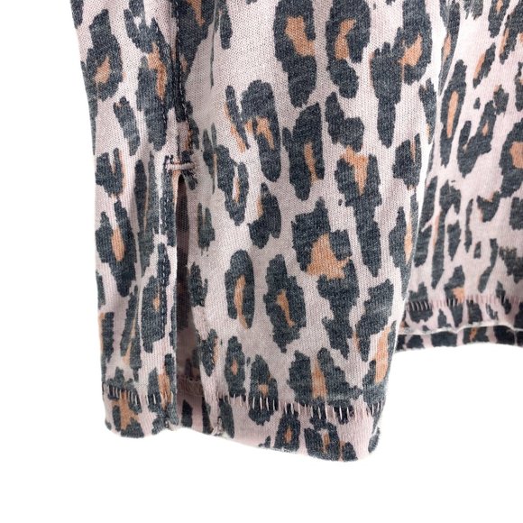 FREE PEOPLE Rose Quartz Leopard Tee NWT - Picture 9 of 15